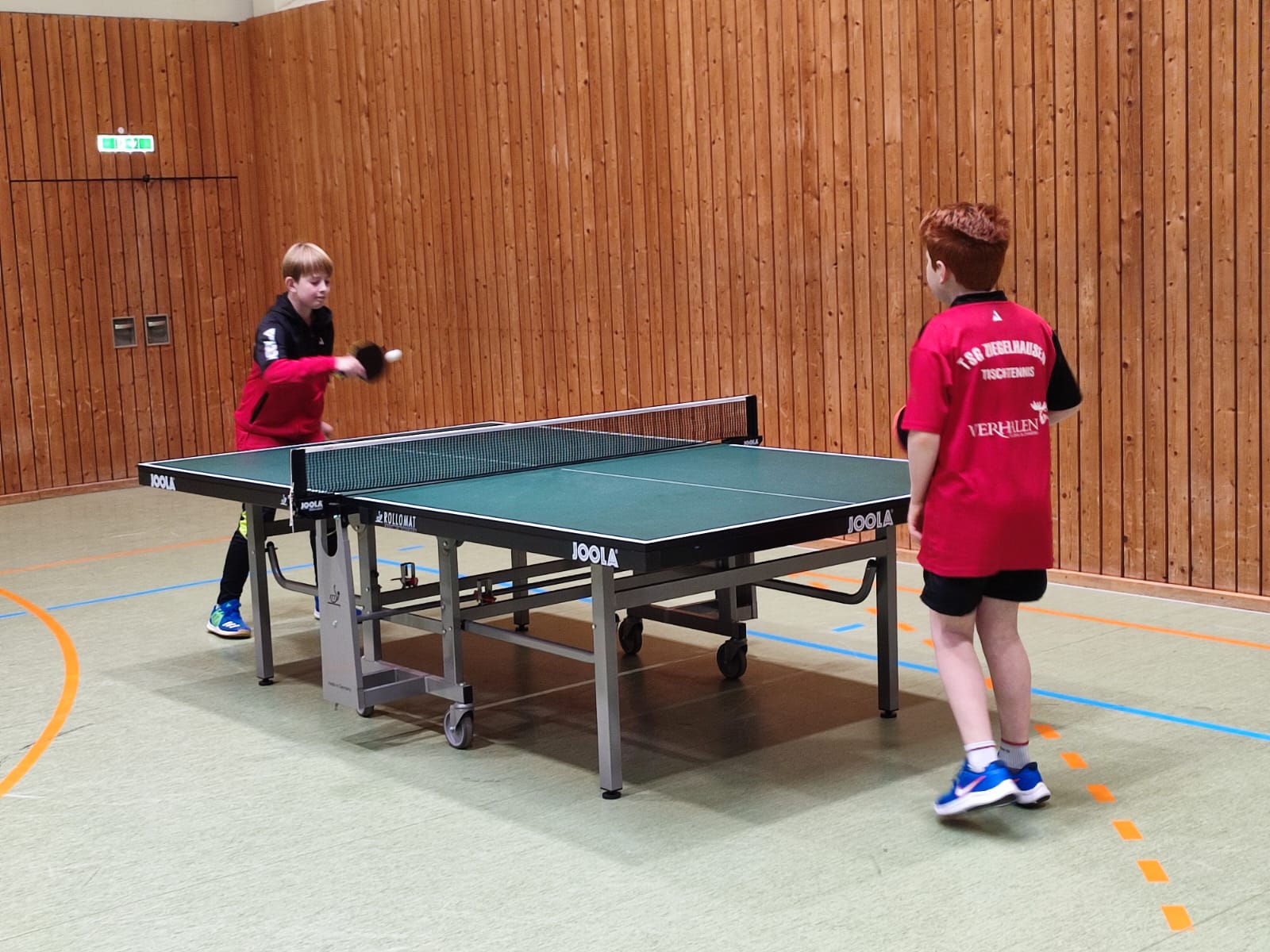 Jonas und Tjark beim Einspielen