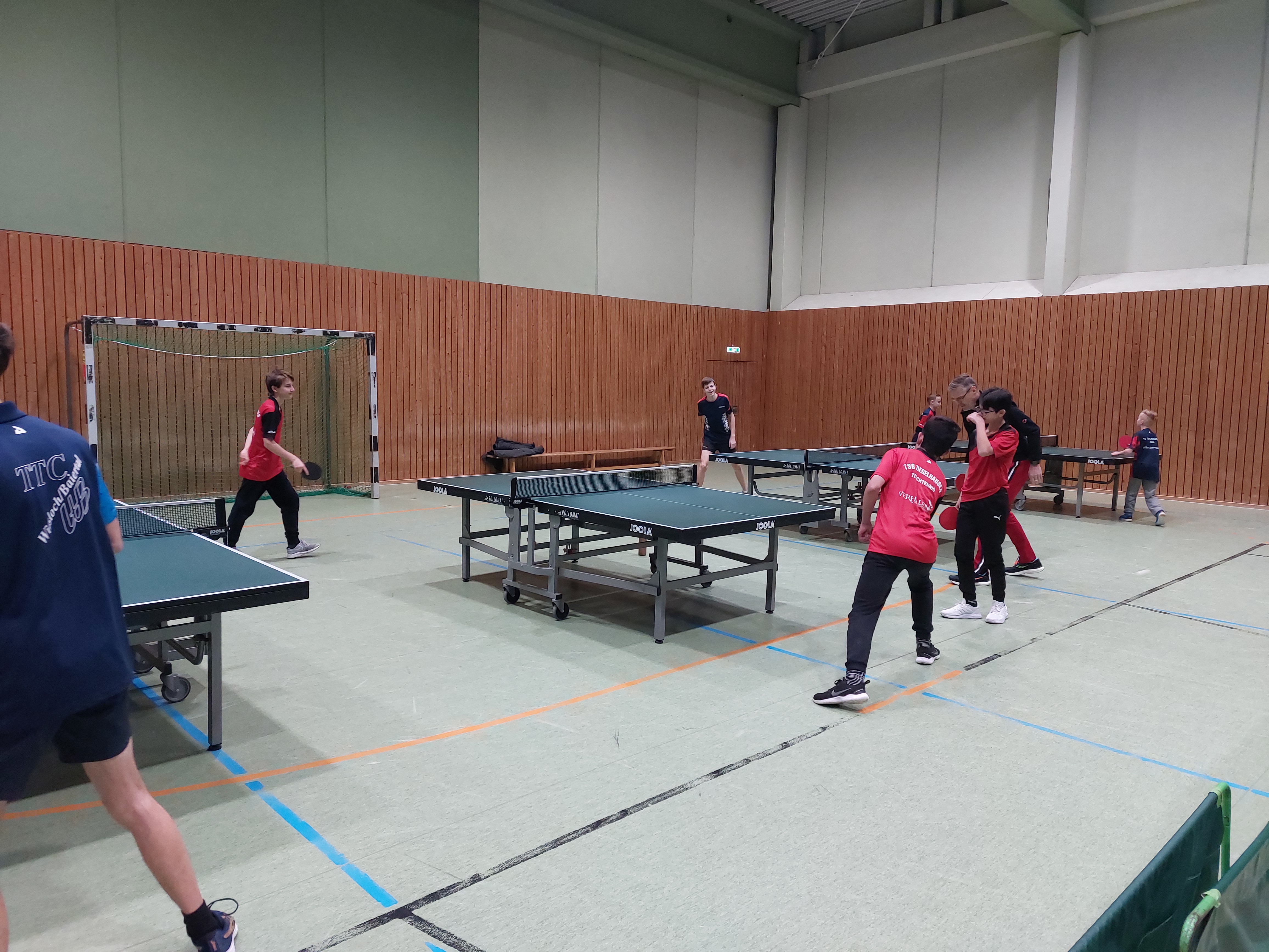 Lars, Simon und Tilmann beim Einspielen