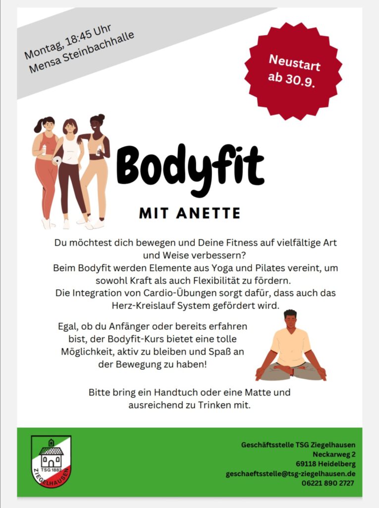 BodyFit- ab 30.09.2024 wieder im Programm